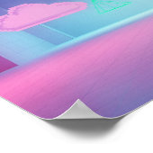 Gleitwelle Poster (Ecke)