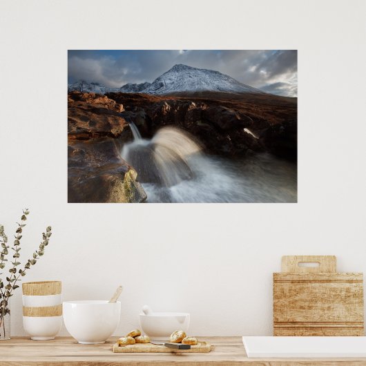 Glen Brittle. Fairy Pool. Poster (Küche)