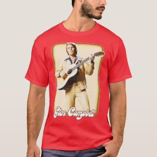 Glen Campbell Retro 70er Style Fan Design T-Shirt