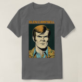 Glen Campbell Retro Style Lüfterdesign T-Shirt (Design vorne)