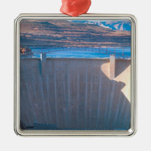 Glen Canyon Dam am Colorado River bei Page, Silbernes Ornament