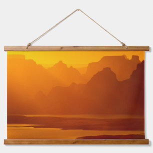 Glen Canyon National Recreation Area Wandteppich Mit Holzrahmen