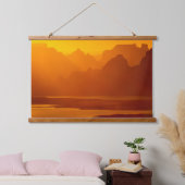 Glen Canyon National Recreation Area Wandteppich Mit Holzrahmen (Schlafzimmer)