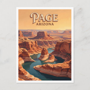 Glen Canyon Page Arizona Postkarte
