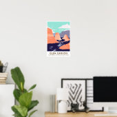 Glen Canyon Reflection Canyon Vintag Poster (Heimbüro)