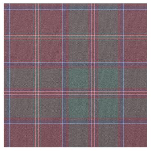 Glen Coe District Tartan Stoff (Nahaufnahme)