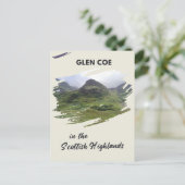 Glen Coe Feiertagspostkarte (Stehend Vorderseite)
