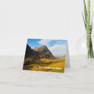 Glen Coe, Schottland Grußkarte Dankeskarte