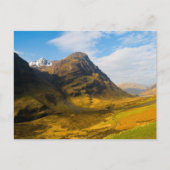 Glen Coe, Schottland Postkarte (Vorderseite)