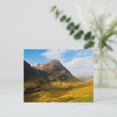 Glen Coe, Schottland Postkarte (Stehend Vorderseite)