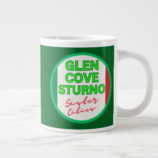 Glen Cove & Sturno Sister Cities Commemorative Mug Jumbo-Tasse