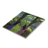 Glen der Zwillinge Dekorative Tile / Trivet Fliese (Seite)