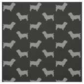 Glen des Imaal Terrier-Silhouette-Musters Stoff (Muster)