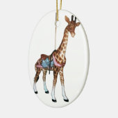 Glen Echo Carousel Giraffe Keramik Ornament (Links)