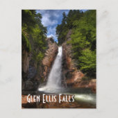 Glen Ellis Falls Postkarte (Vorderseite)