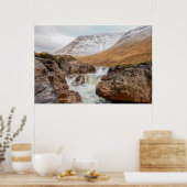 Glen Etiv Wasserfall Poster (Küche)