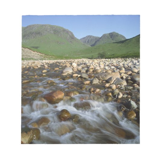 Glen Etive, Highlands, Schottland 2 Notizblock (Vorderseite)