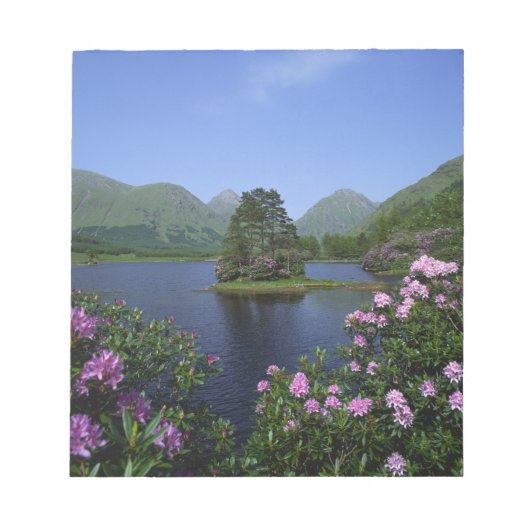 Glen Etive, Highlands, Schottland Notizblock (Vorderseite)