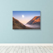 Glen Etive Moon  Leinwanddruck (Insitu (Holzboden))