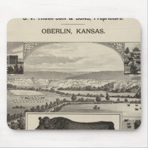 Glen Galloway Ranch, Oberlin, Kansas Mousepad