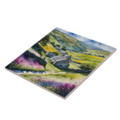"Glen Garlands" Landschaft Yorkshire Dales Scene Fliese (Seite)