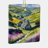 "Glen Garlands" Landschaft Yorkshire Dales Scene Keramikornament (Rechts)