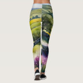 "Glen Garlands" Landschaft Yorkshire Dales Scene Leggings (Rückseite)