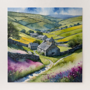 "Glen Garlands" Landschaft Yorkshire Dales Scene Puzzle