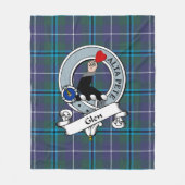 Glen Glen Modern Tartan Kariert Fleecedecke (Vorderseite)