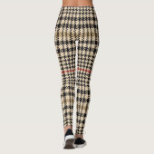 Glen Karo Kariert Pixel Art Leggings (Rückseite)