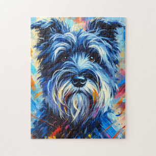 Glen of Imaal Terrier Hund Acryl Druck   Farbenfro Puzzle