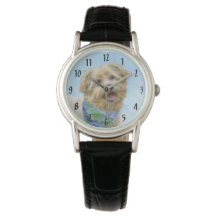 Glen of Imaal Terrier Painting - Original Dog Art Armbanduhr