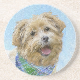 Glen of Imaal Terrier Painting - Original Dog Art Getränkeuntersetzer