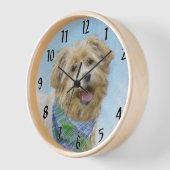 Glen of Imaal Terrier Painting - Original Dog Art Uhr (Winkel)