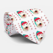 Glen of Imaal Terrier Santa Paws Krawatte (Gerollt)