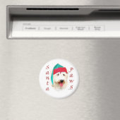 Glen of Imaal Terrier Santa Paws Magnet (In Situ (Geschirrspüler))