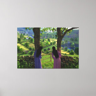 Glen of the Twins Canvas Print Leinwanddruck