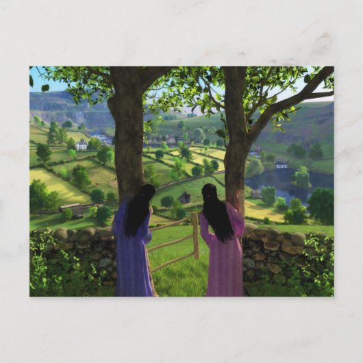 Glen of the Twins Postcard Postkarte (Vorderseite)