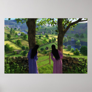 Glen of the Twins Print Poster
