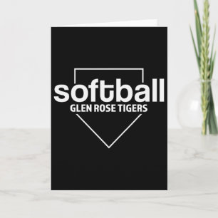 Glen Rose Tigers Softll Home Plate Karte