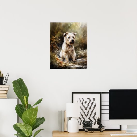 Glen von Imaal Terrier Dog Art Print Poster (Heimbüro)