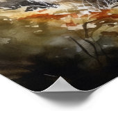 Glen von Imaal Terrier Dog Art Print Poster (Ecke)