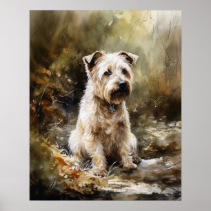 Glen von Imaal Terrier Dog Art Print Poster