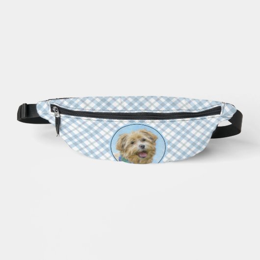 Glen von Imaal Terrier Malerei Original Hunde Kuns Bauchtasche (Vorderseite)