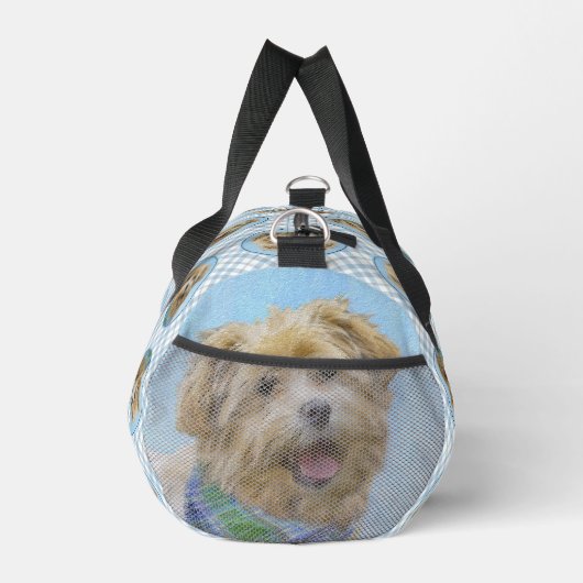 Glen von Imaal Terrier Malerei Original Hunde Kuns Duffle Bag (Rechts)