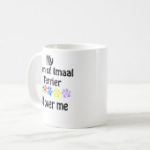 Glen von Imaal Terrier Walks Design Kaffeetasse (Vorderseite Links)