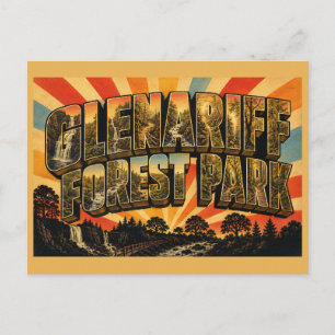 Glenariff Forest Park Nordirland Vintage Postkarte