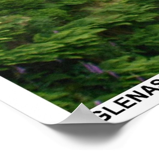 Glenashdale Falls, Isle of Arran, Schottland Poster (Ecke)