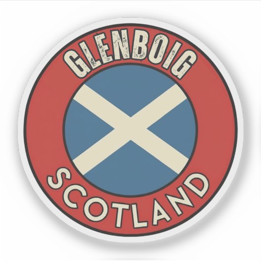 Glenboig, Schottland Aufkleber (Vorderseite)