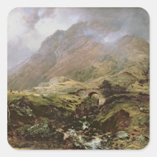 Glencoe, 1847 quadratischer aufkleber